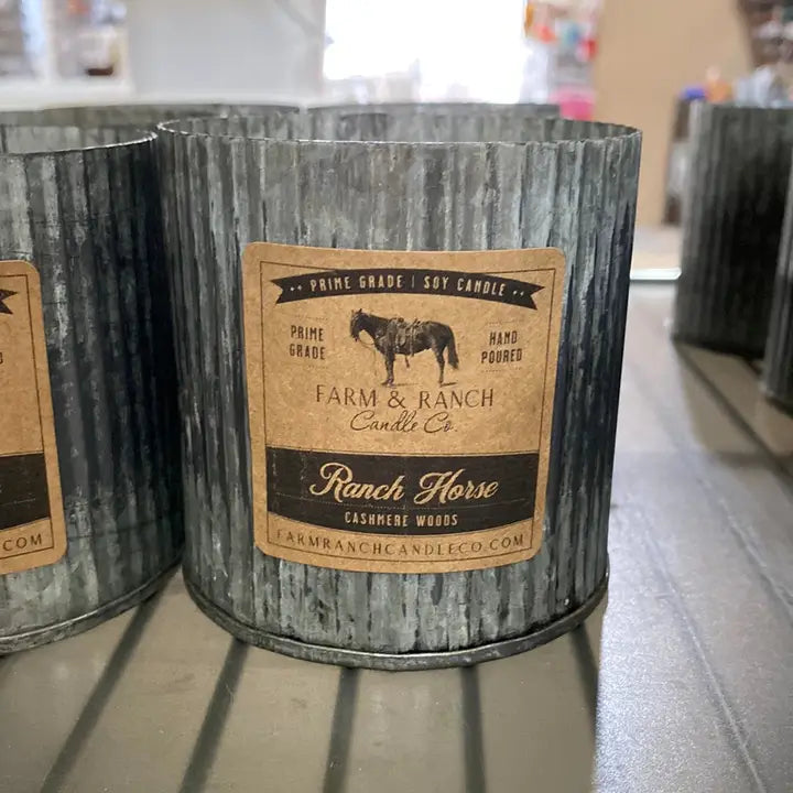 RANCH HORSE - 11oz Wooden Wick