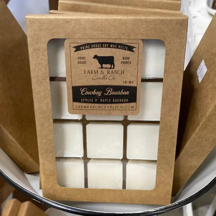 COWBOY BOURBON - 3oz Wax Melts